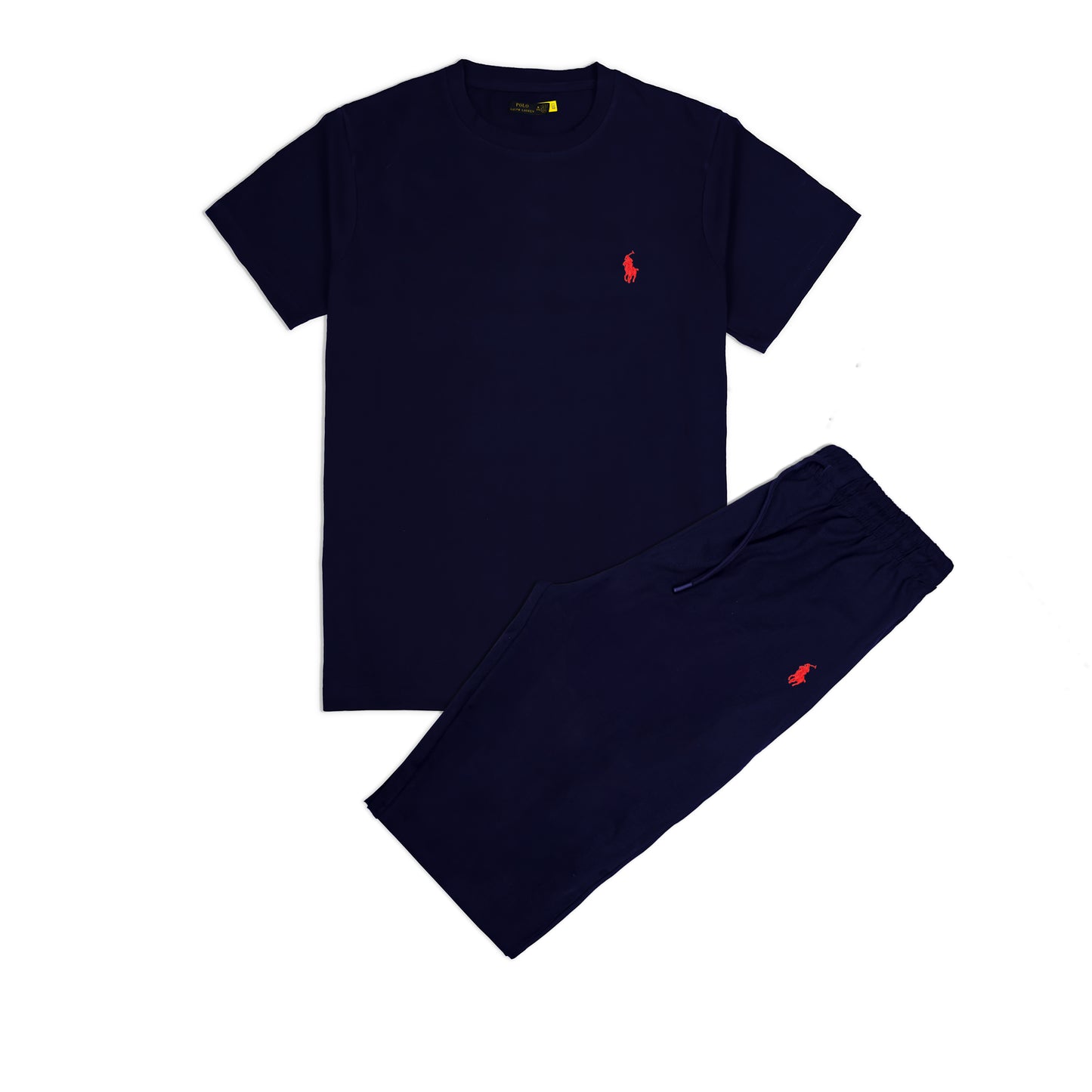 RL Premium Cotton Tracksuit (Blue) (Shirt & Trouser)