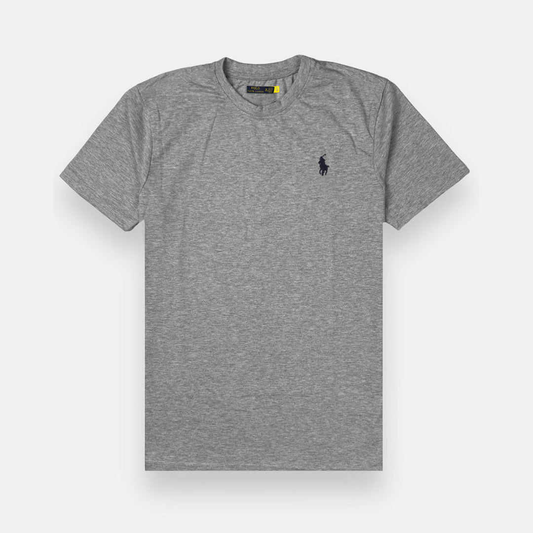 RL Premium Cotton Tracksuit (H.Grey) (Shirt & Trouser)