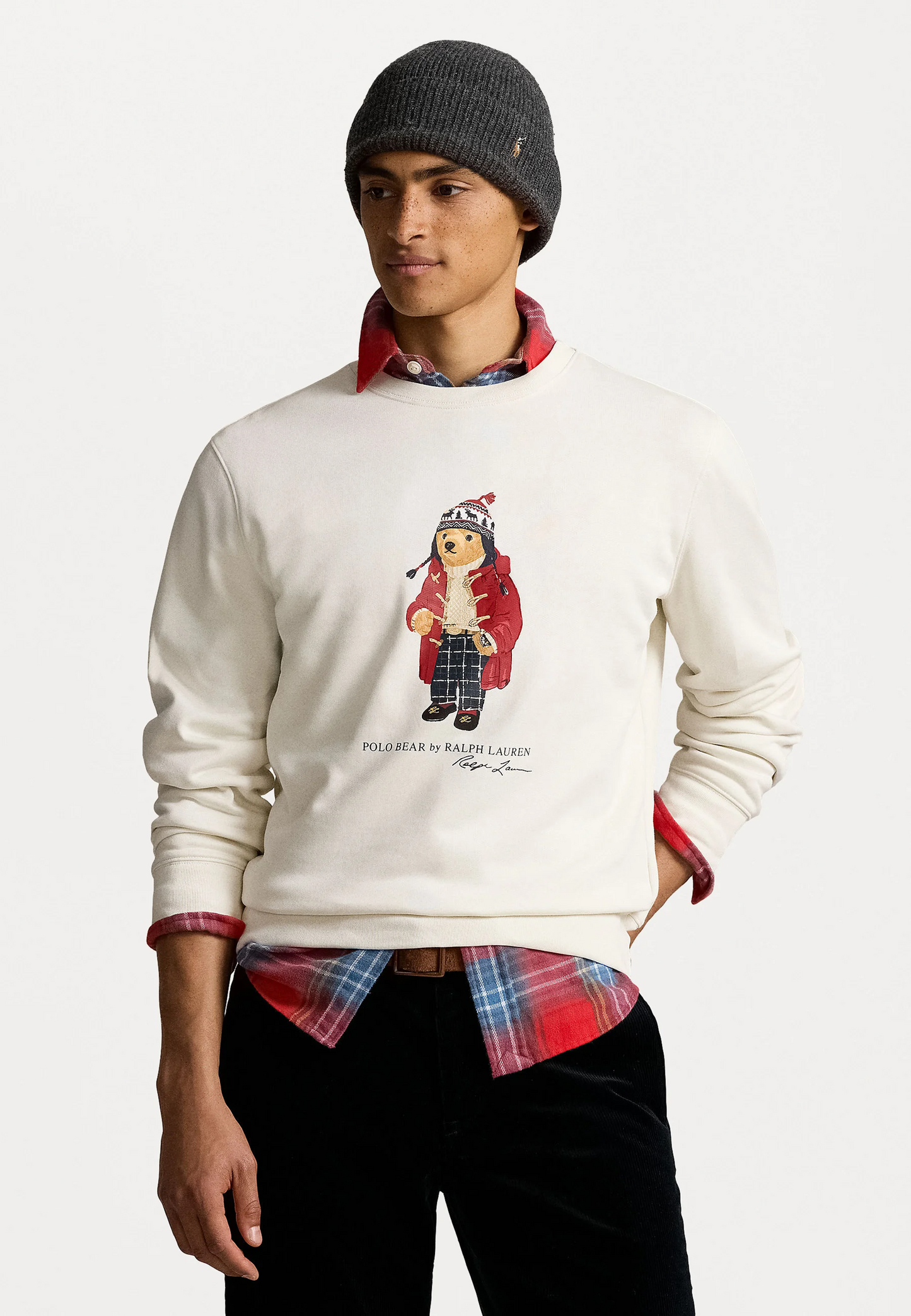 Premium Cotton Fleece Sweatshirts 3 (White)