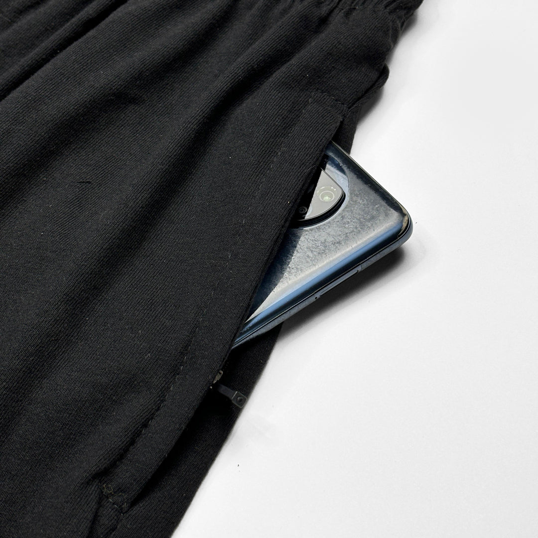 RL Premium Cotton Tracksuit (Black) (Shirt & Trouser)