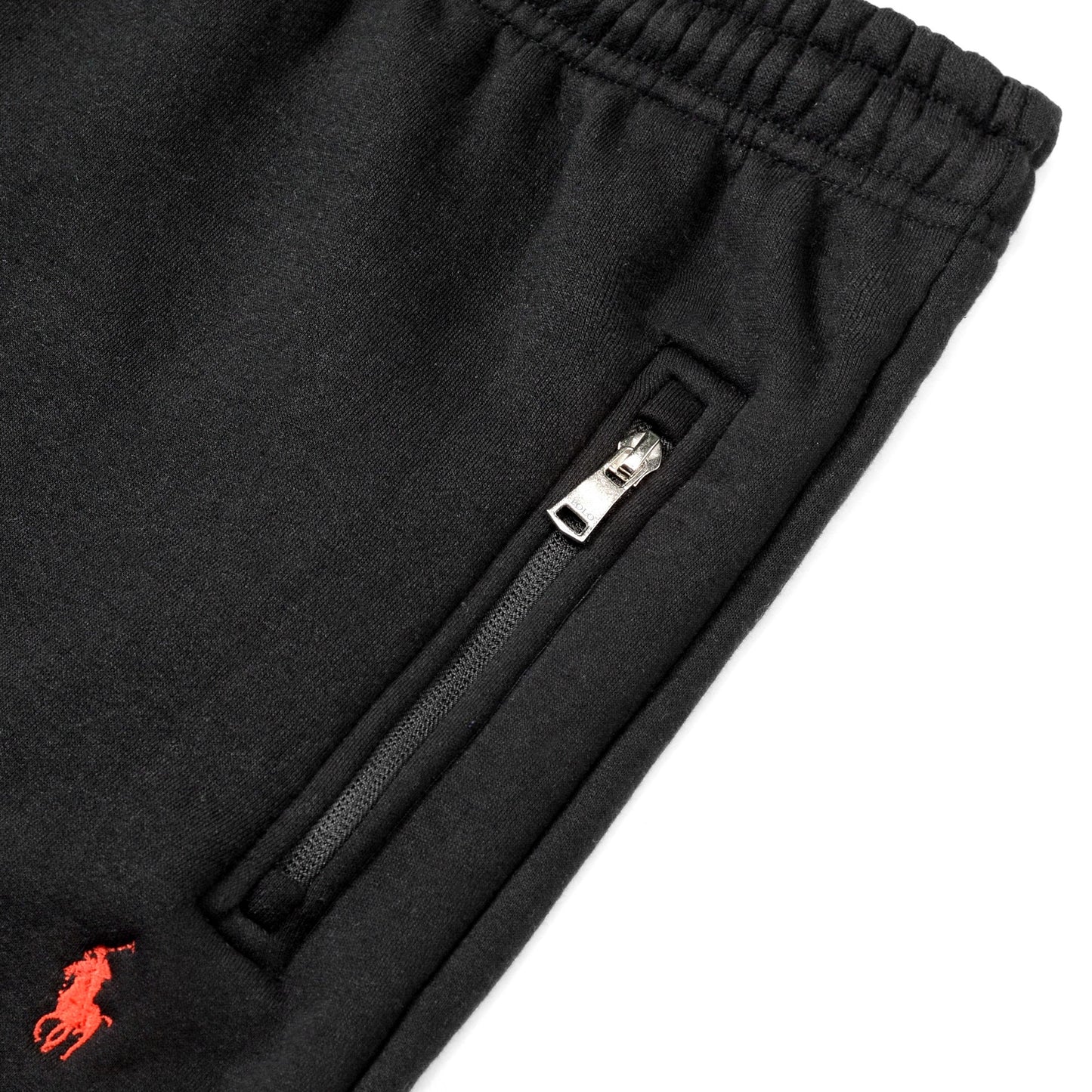 R.L Premium Small Pony Cotton Fleece Tracksuit (Black)