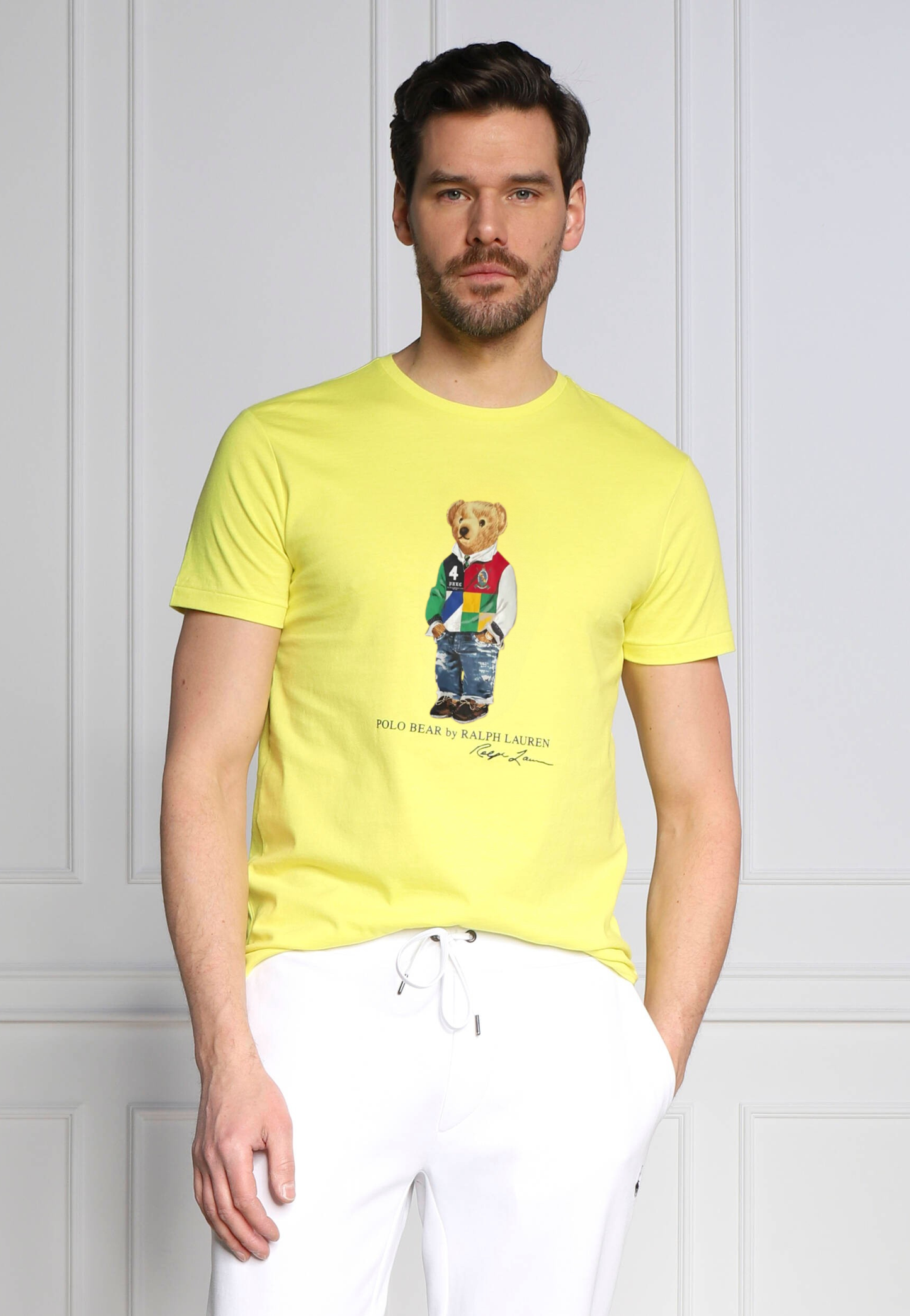 Rl Bear Premium T-Shirt (Yellow)