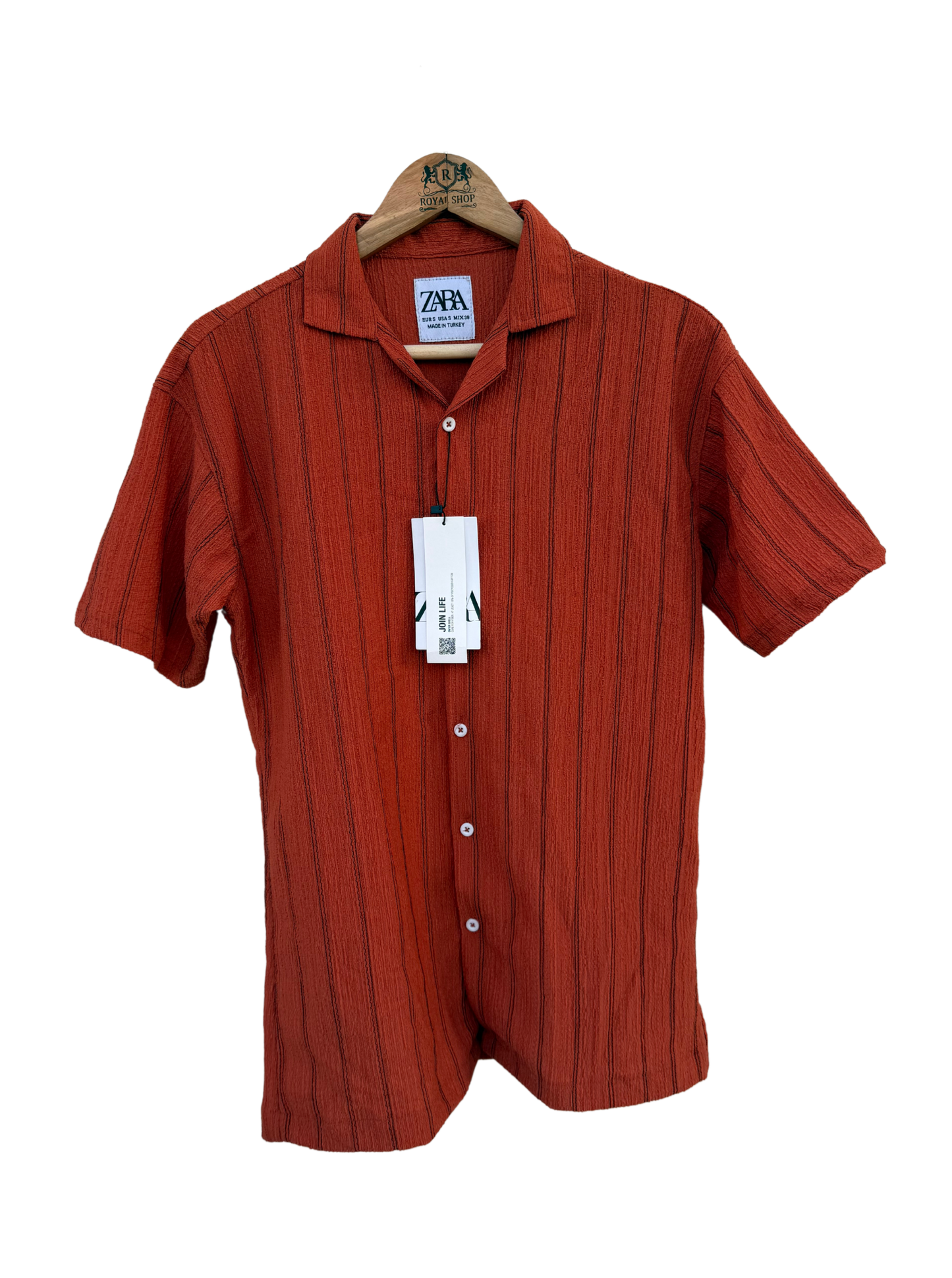 Z.A.R.A Premium Relax-Fit Shirts (Chinese Red)