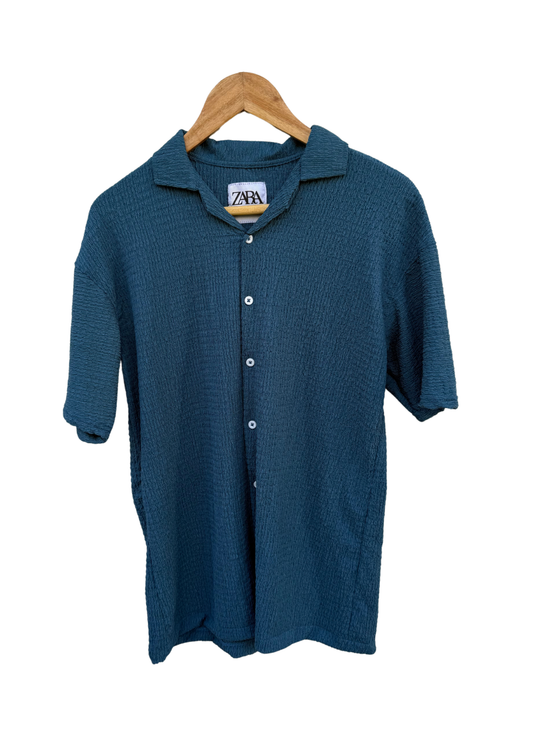 Z.A.R.A Premium Relax-Fit Shirts (Police Blue)