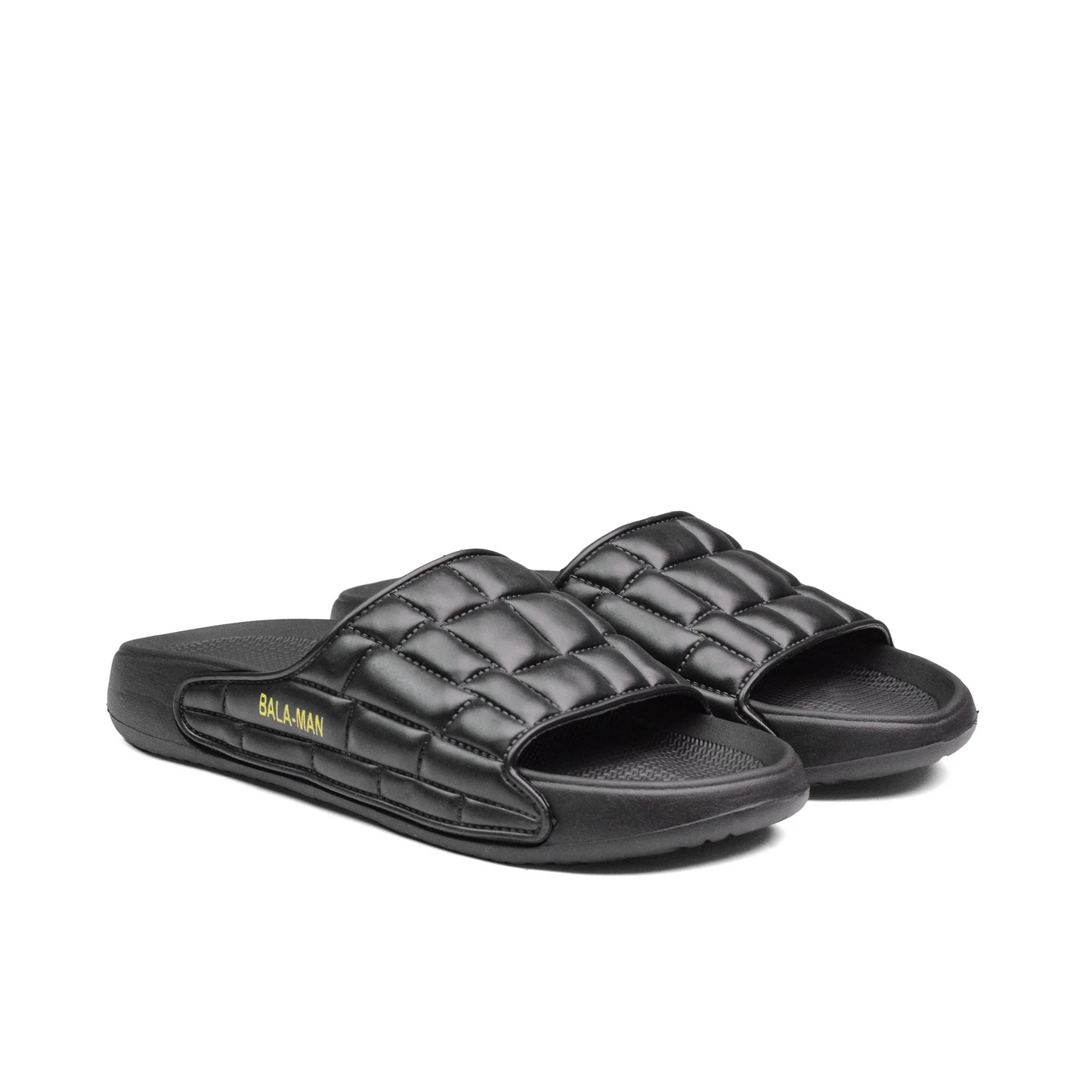 Premium Soft Sole Summer Slides (Black) BL