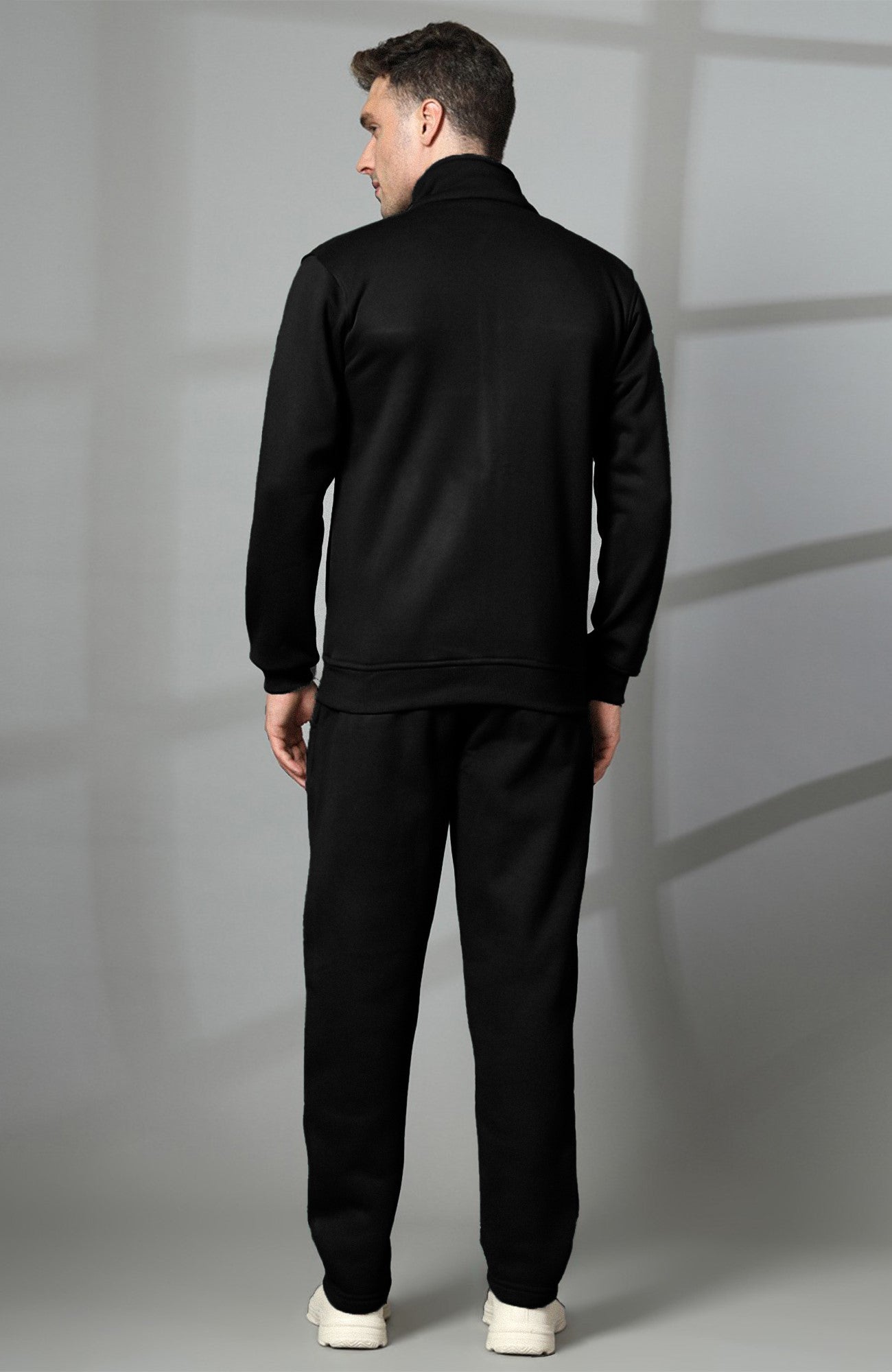 R.L Premium Small Pony Cotton Fleece Tracksuit (Black)