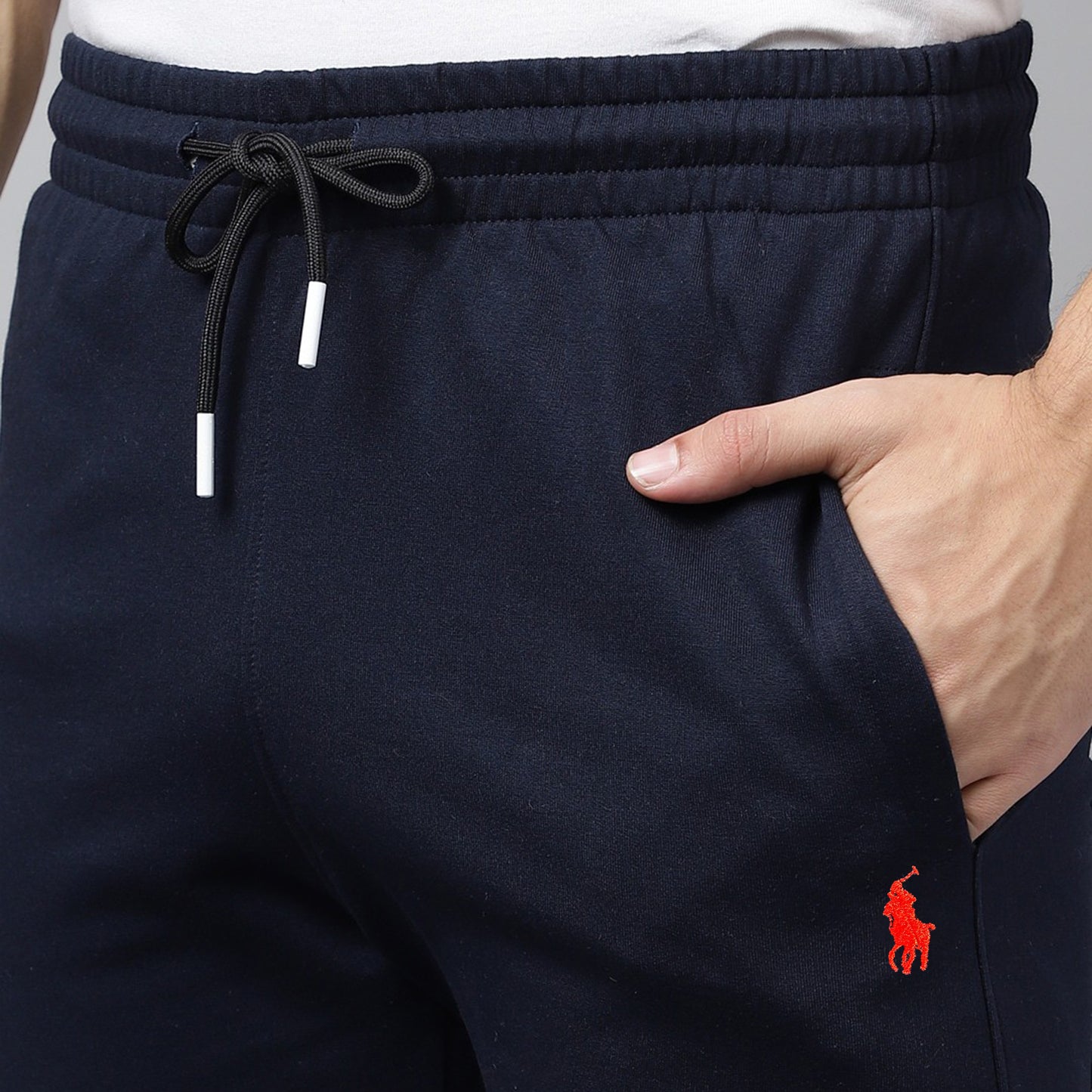 R.L Premium Small Pony Cotton Fleece Tracksuit (Navy Blue)
