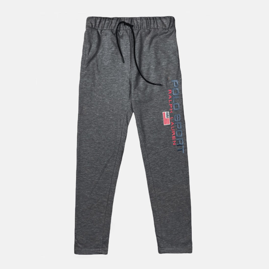 RL P Sport Premium Cotton Tracksuit (Charcoal Grey) (Shirt & Trouser)