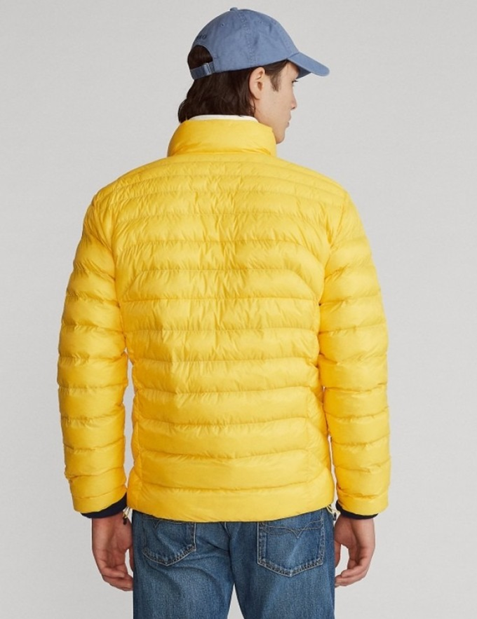 Rl Puffer Jacket Full Sleeves (Small Pony) Yellow (Pre Order)