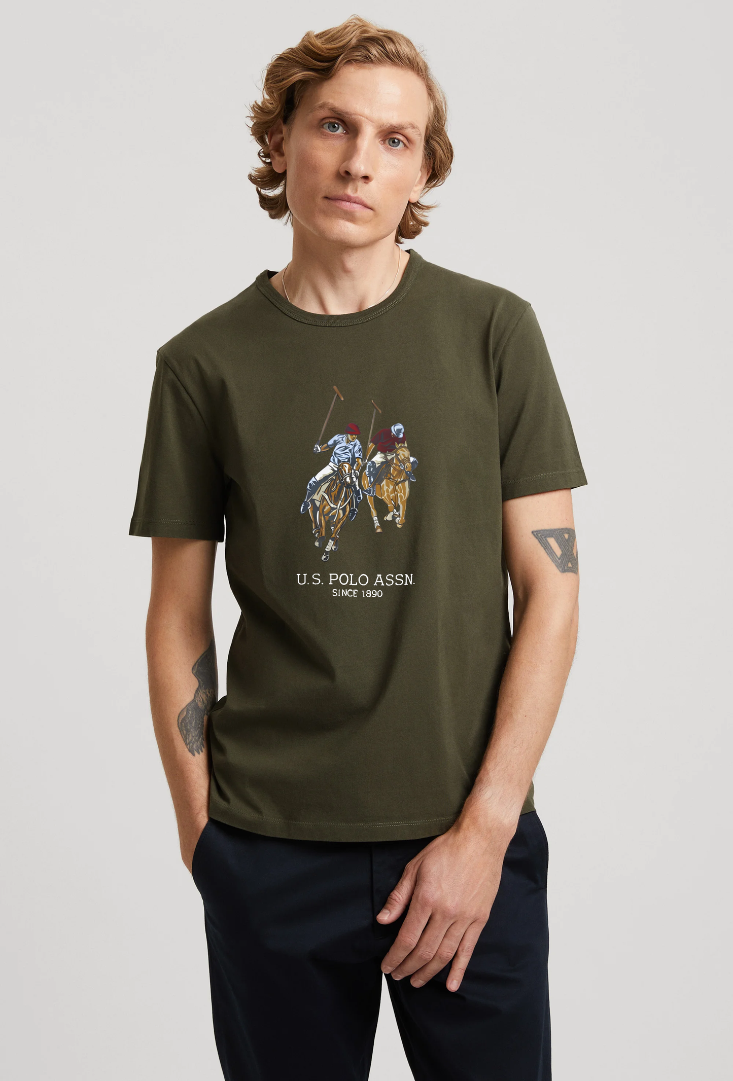 U.P.A Premium T-Shirts (Olive) 01
