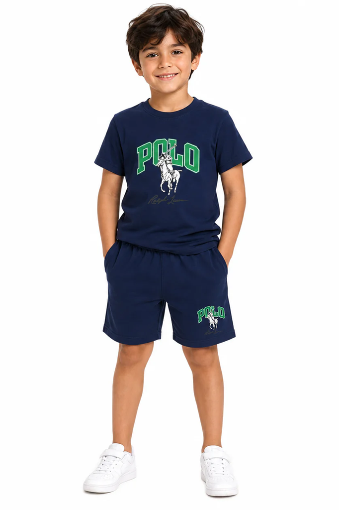 Premium Cotton Twin-Set (Navy) 17