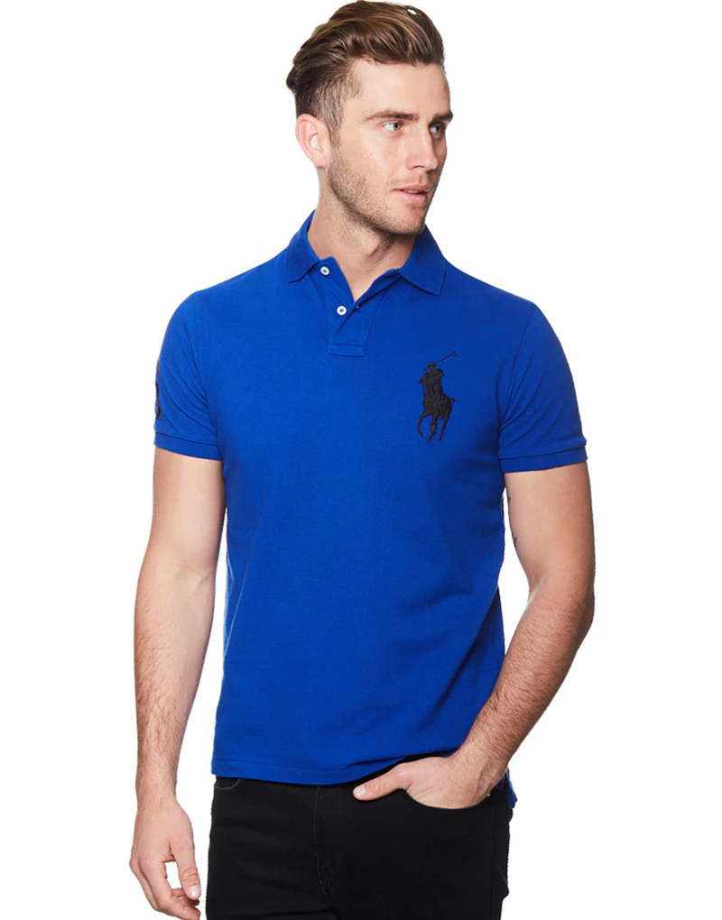 RL Premium Polo (Big Pony/Black) Royal Blue