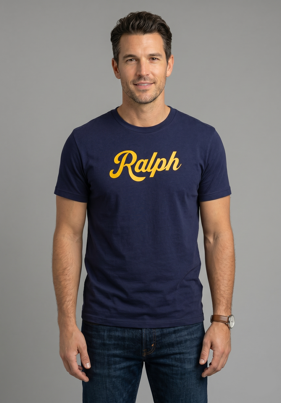 Premium Cotton T-Shirts (Navy) 7