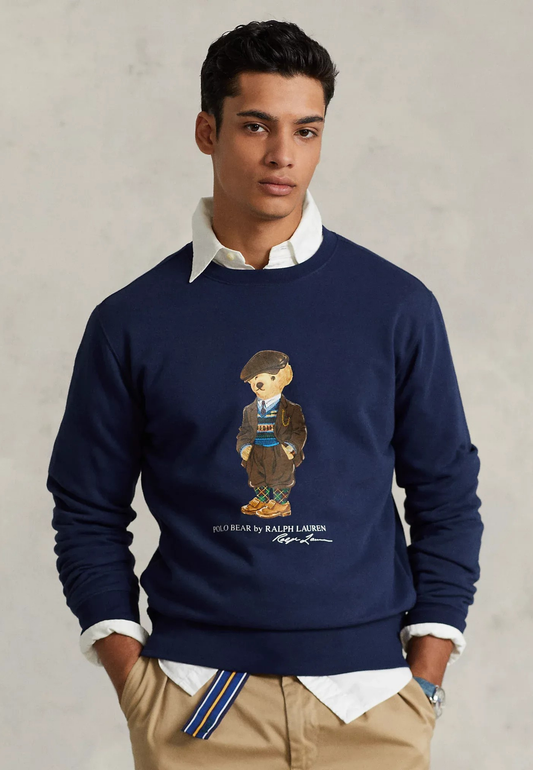 Premium Cotton Fleece Sweatshirts 6 (Navy)