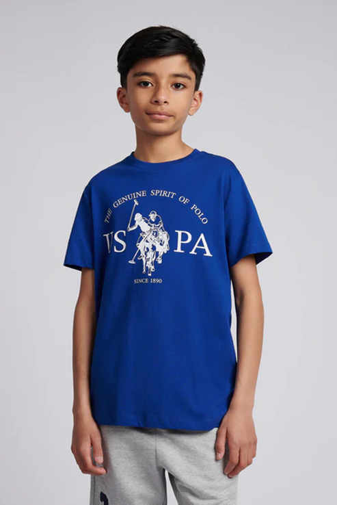U.P Kids Premium Cotton T-Shirt (Royal Blue) 03