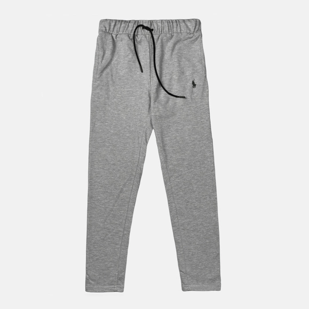 RL Premium Cotton  Tracksuit  (H.Grey)    (Shirt & Trouser)