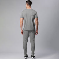 RL Premium Cotton  Tracksuit  (H.Grey)    (Shirt & Trouser)
