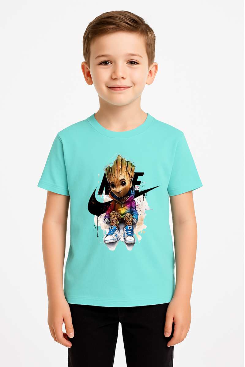 Kids Premium Cotton T-Shirt (Sea Green) 3