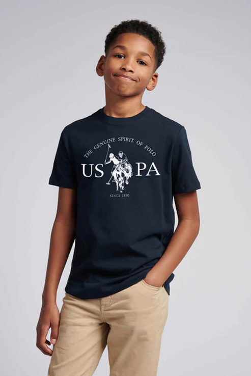 U.P Kids Premium Cotton T-Shirt (Navy) 03