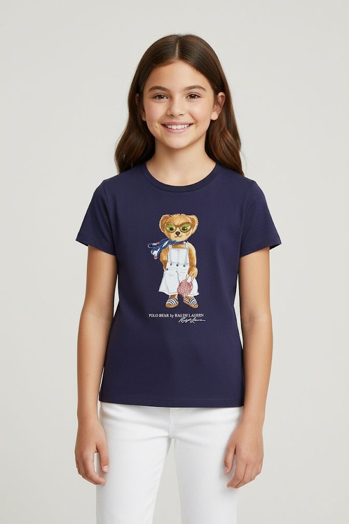 Kids Premium Cotton T-Shirt (Navy) 35