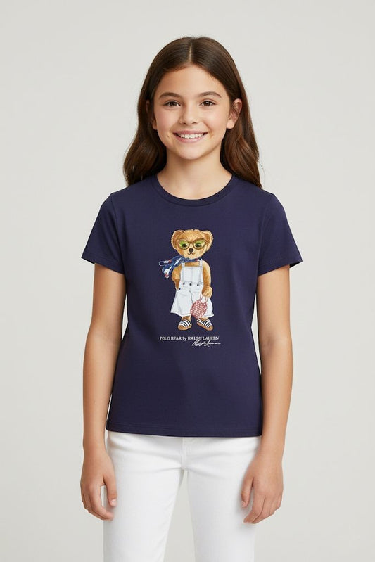 Kids Premium Cotton T-Shirt (Navy) 35