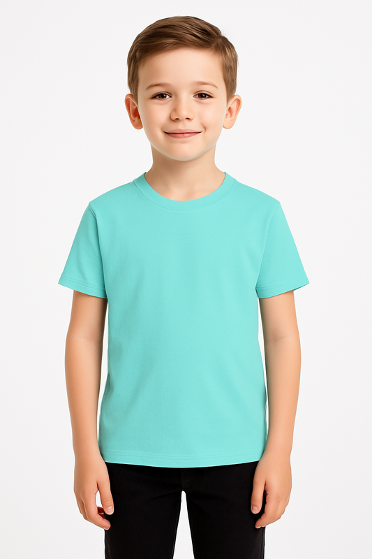 R.L Premium Cotton T-Shirt (Turquoise Blue)