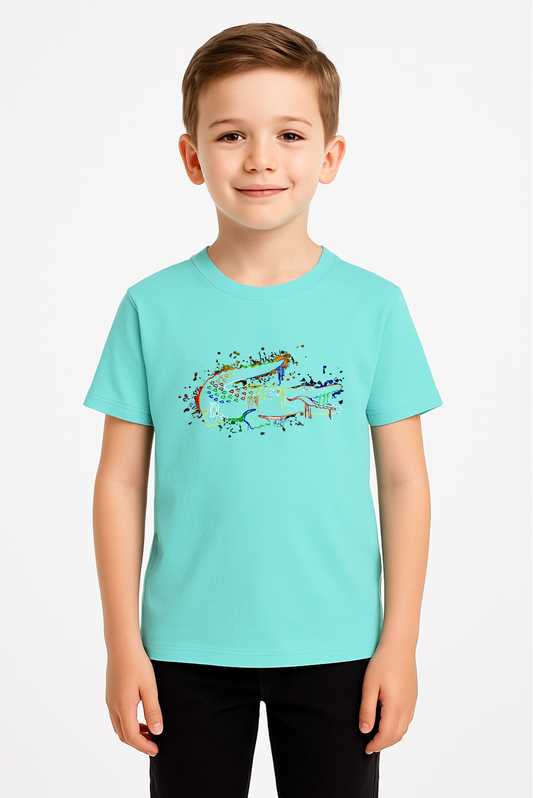 Kids Premium Cotton T-Shirt (Sea Green) 2