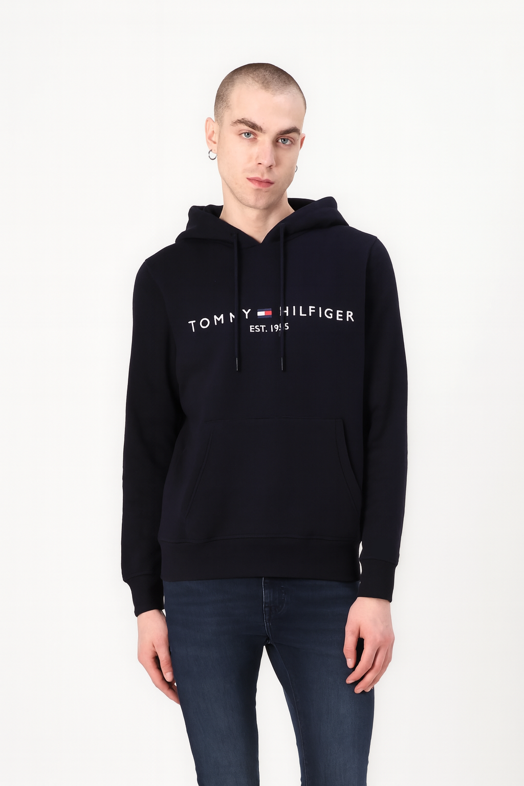 Premium Cotton Fleece Hoodie 3 (Navy)