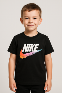 Kids Premium Cotton T-Shirt (Black) 18