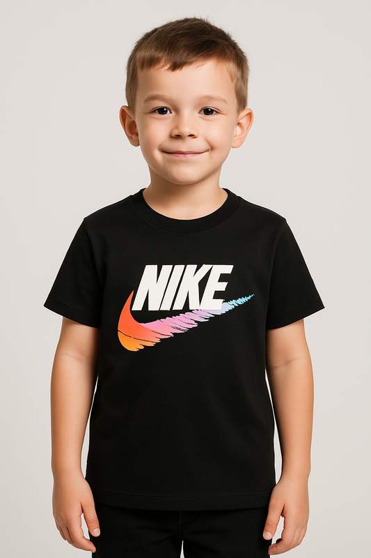 Kids Premium Cotton T-Shirt (Black) 18
