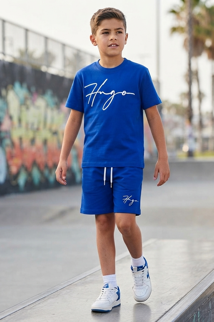 Premium Cotton Twin-Set  (Royal Blue) 16