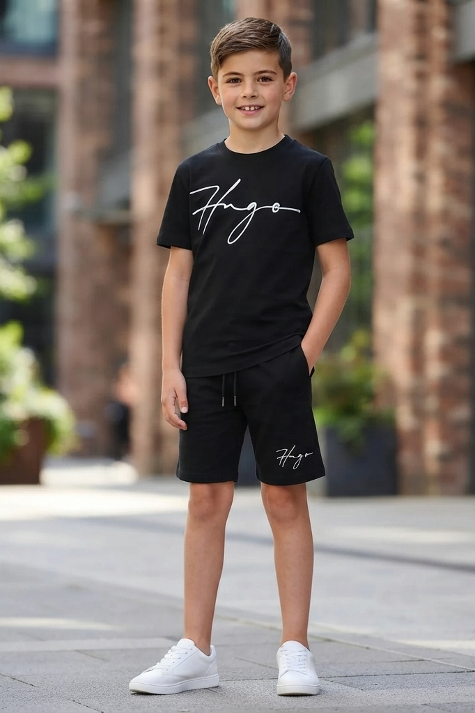 Premium Cotton Twin-Set  (Black) 16