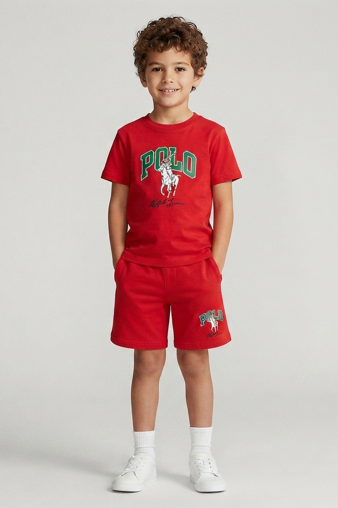 Premium Cotton Twin-Set (Red) 17