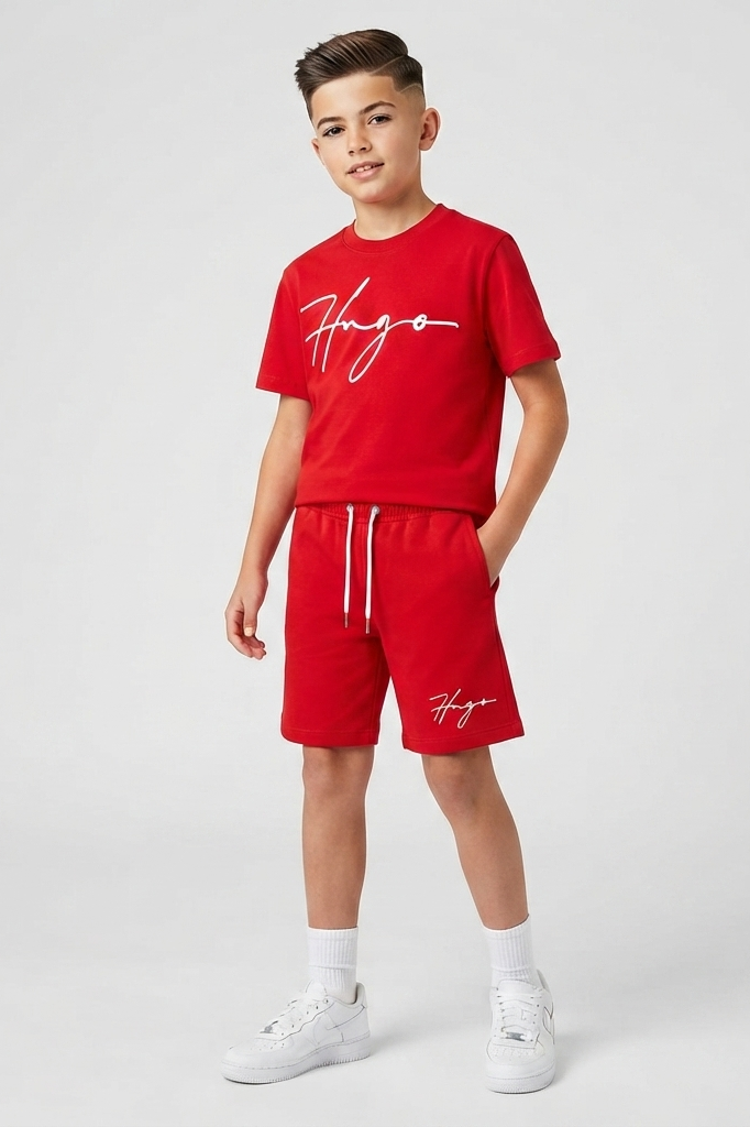 Premium Cotton Twin-Set  (Red) 16