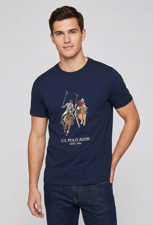 U.P.A Premium T-Shirts  (Navy) 01