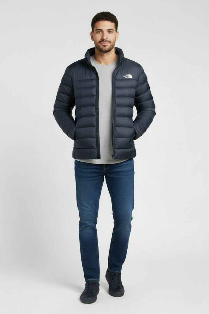 N.F.C.E Premium Puffer Jacket (Blue)