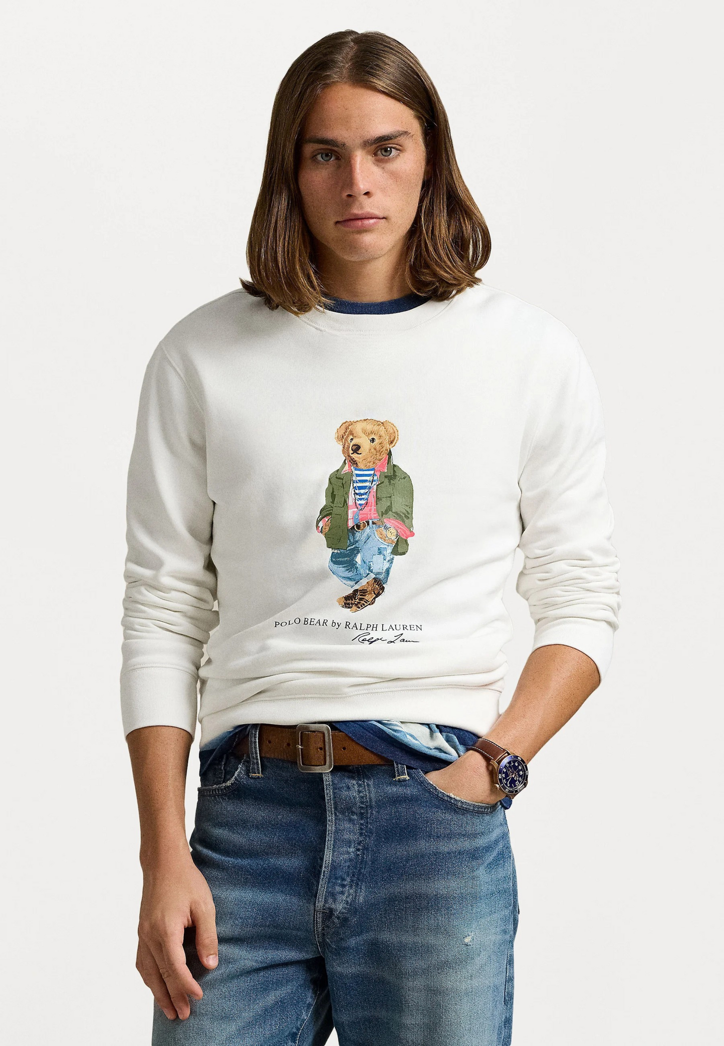 Premium Cotton Fleece Sweatshirts 4 (White)