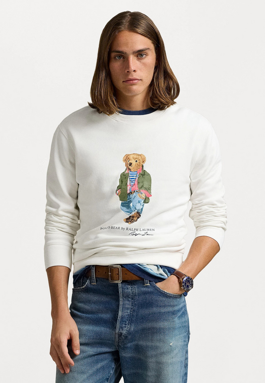 Premium Cotton Fleece Sweatshirts 4 (White)