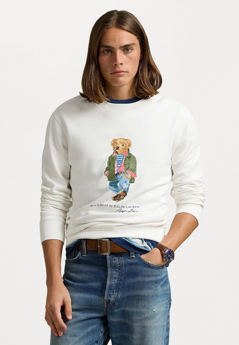 Premium Cotton Fleece Sweatshirts 4 (White)