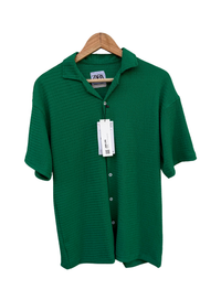 Z.A.R.A Premium Relax-Fit Shirts  (Cadmium Green)