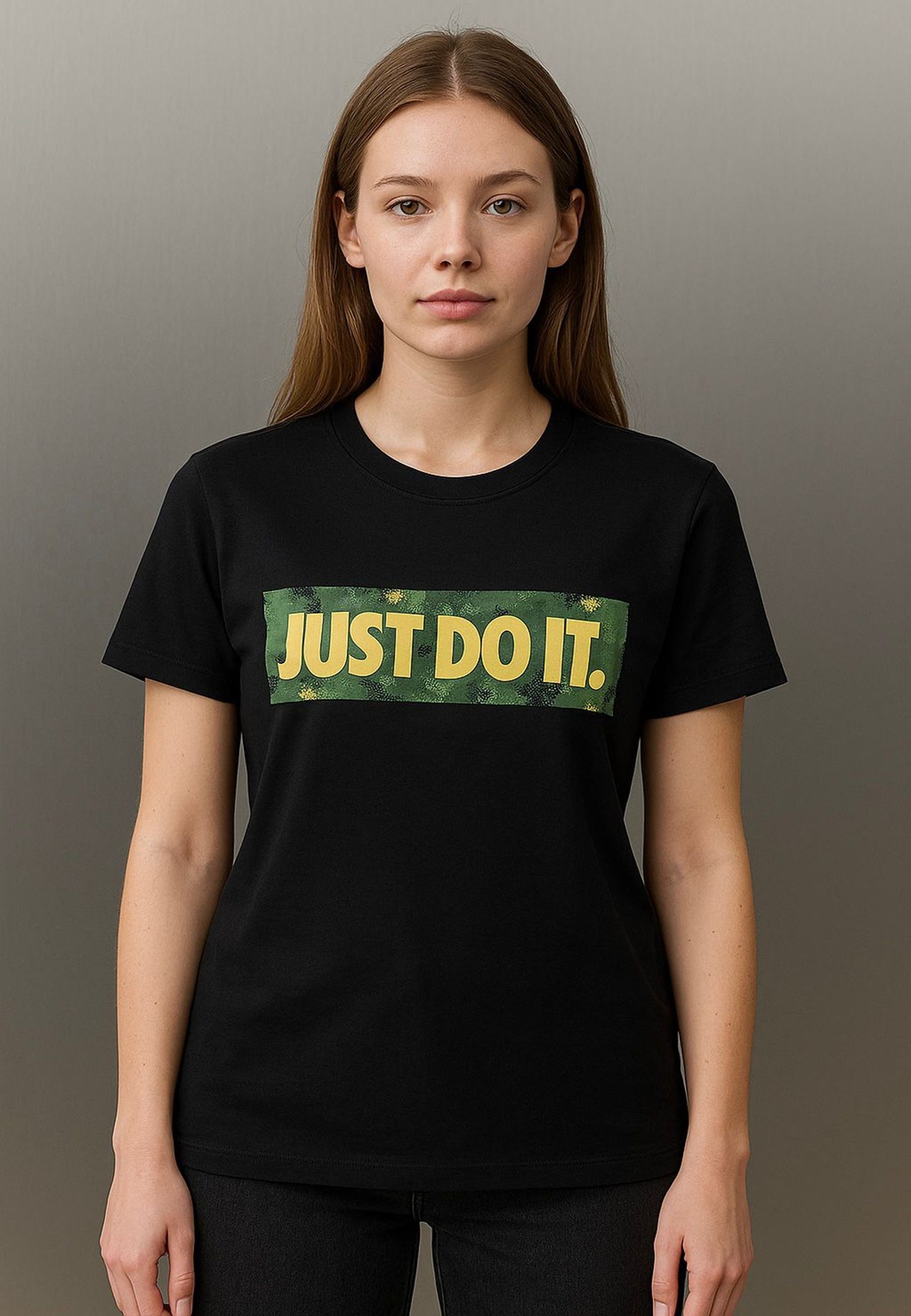 Premium Cotton T-Shirts (Black) 16 (Women)