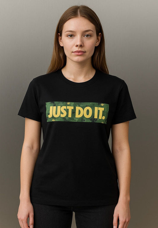 Premium Cotton T-Shirts (Black) 16 (Women)