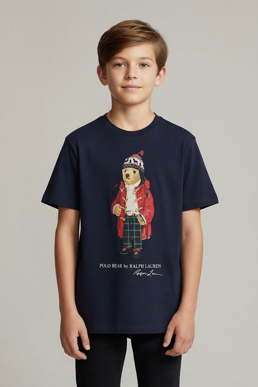 Kids Premium Cotton T-Shirt (Navy 26
