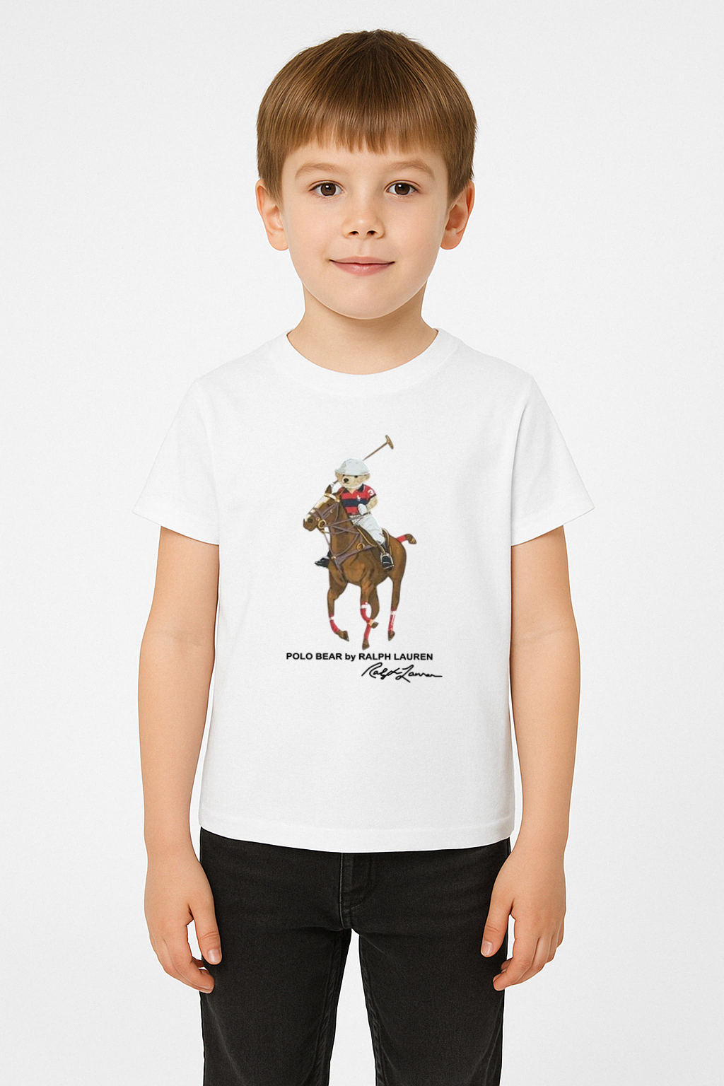 Kids Premium Cotton T-Shirt (White) 37