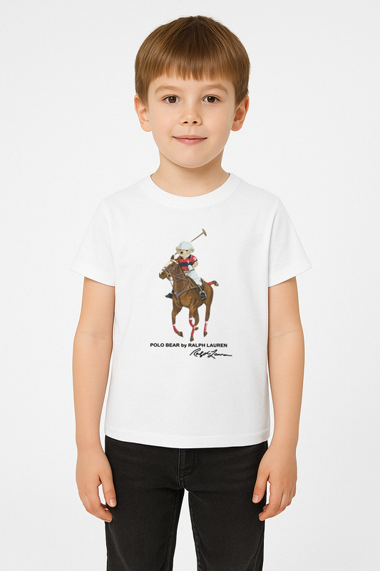 Kids Premium Cotton T-Shirt (White) 37