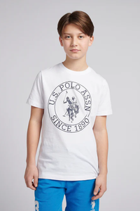 U.P Kids Premium Cotton T-Shirt (White) 01