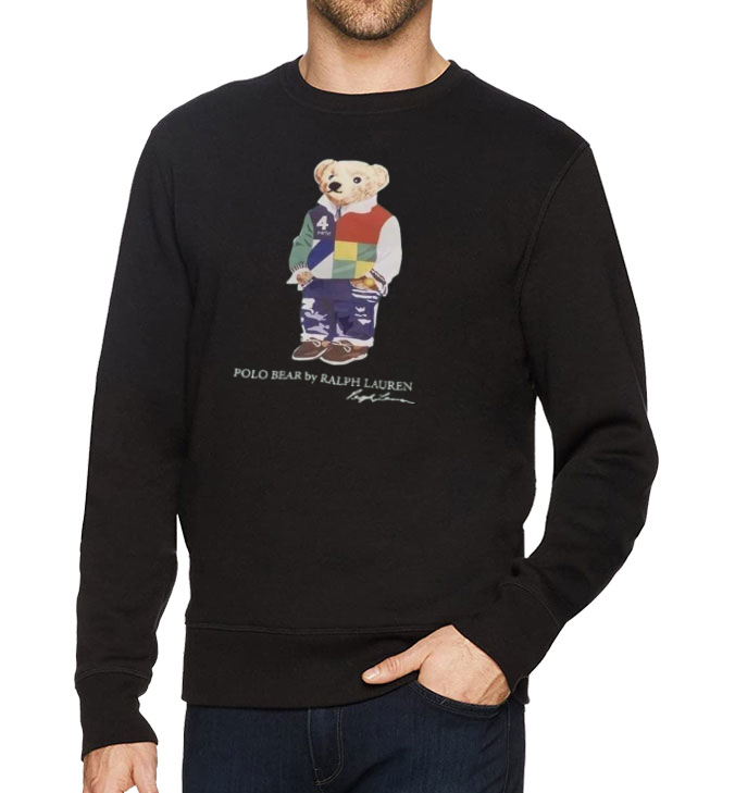 RL Premium Sweatshirt ( N. Bear) Black