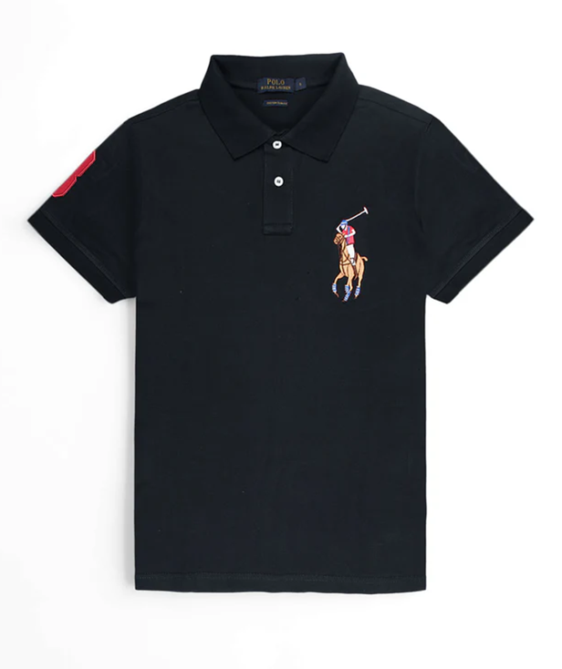 RL Premium Polo (Big Pony/Color) Black