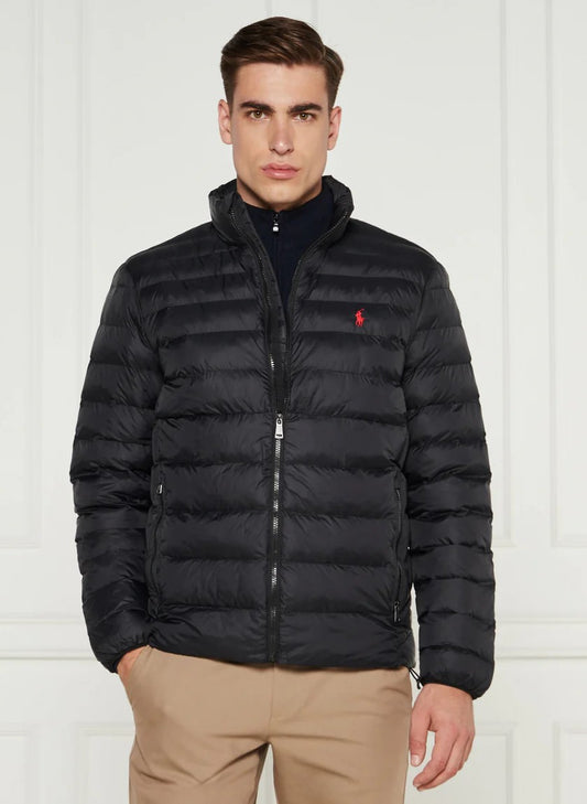 Rl Puffer Jacket Full Sleeves (Small Pony) Black