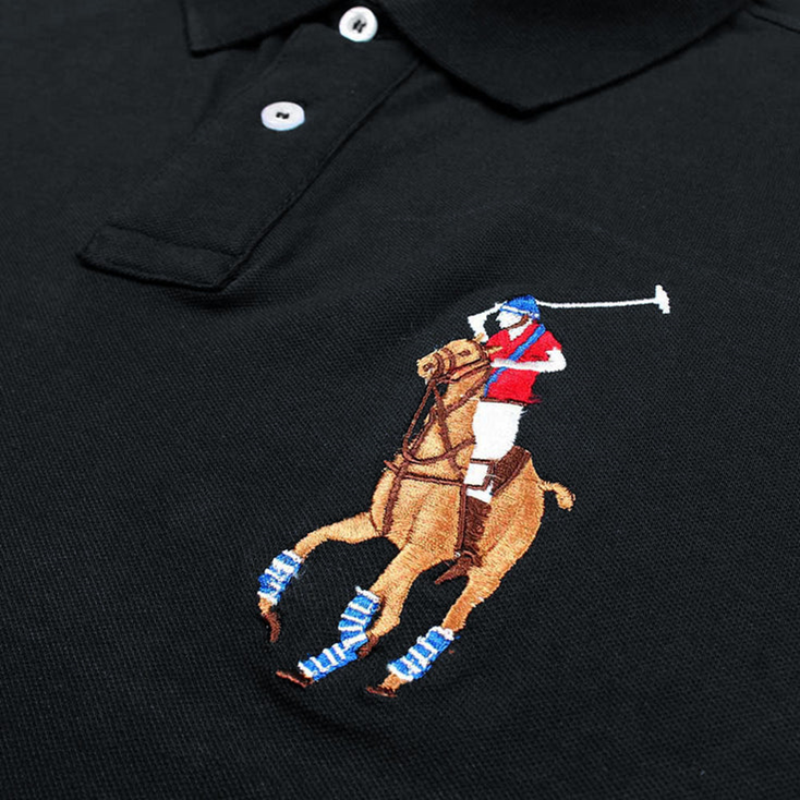 RL Premium Polo (Big Pony/Color) Black